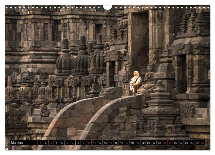 Produktbild: Yogyakarta - Indonesien (Wandkalender 2026 DIN A3 quer), CALVENDO Monatskalender