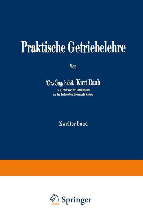Produktbild: Praktische Getriebelehre