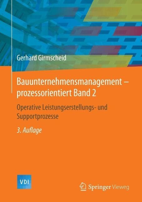 Produktbild: Bauunternehmensmanagement-prozessorientiert Band 2