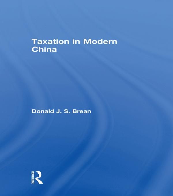 Produktbild: Taxation in Modern China