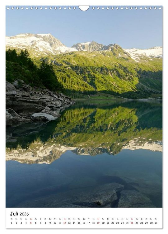 Produktbild: Bergseen S&uuml;dtirols (Wandkalender 2026 DIN A3 hoch), CALVENDO Monatskalender