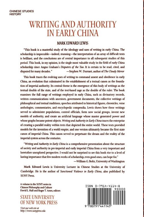 Produktbild: Writing and Authority in Early China