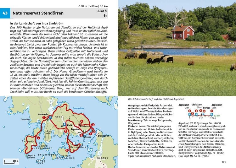 Produktbild: ROTHER Wanderf&uuml;hrer Schweden: Der S&uuml;den. 60 Touren von Sk&aring;ne, Sm&aring;land und V&auml;rmland &uuml;ber Stockholm bis Dalarna