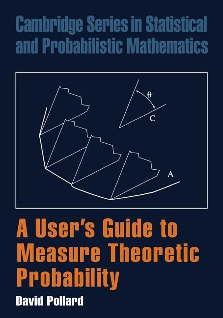 Produktbild: A User's Guide to Measure Theoretic Probability