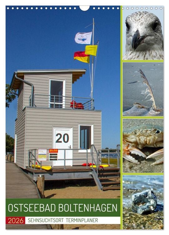 Produktbild: Sehnsuchtsort Ostseebad Boltenhagen (Wandkalender 2026 DIN A3 hoch), CALVENDO Monatskalender