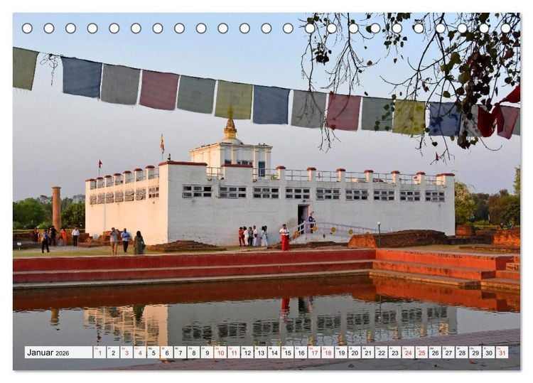 Produktbild: Das TERAI, Nepals fruchtbare Tiefebene (Tischkalender 2026 DIN A5 quer), CALVENDO Monatskalender