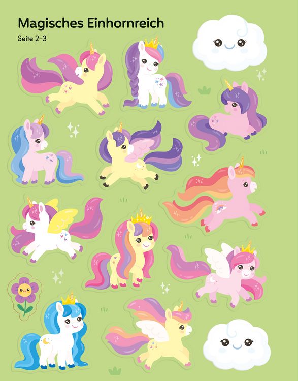 Produktbild: Cute Things - Mein Stickertraum: Einh&ouml;rner