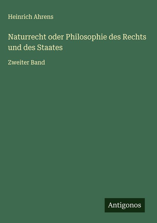 Produktbild: Naturrecht oder Philosophie des Rechts und des Staates