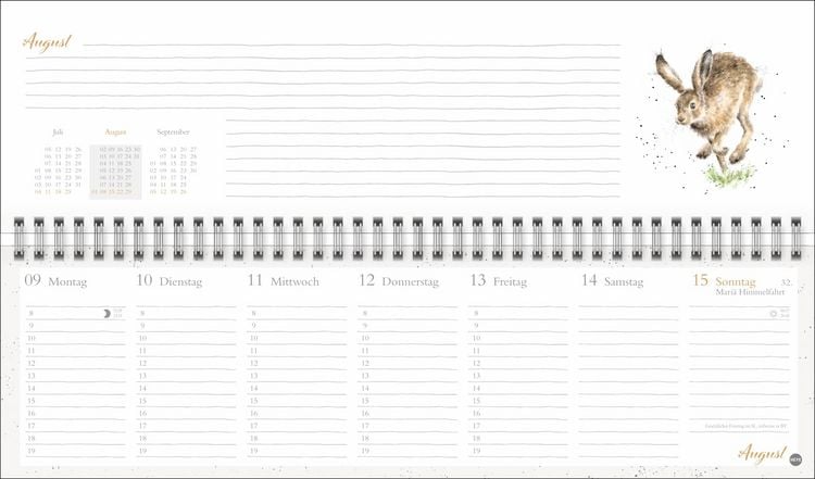 Produktbild: Hannah Dale : Wochenquerplaner 2027
