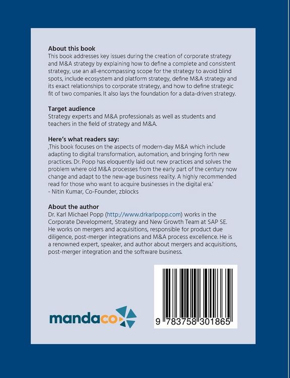 Produktbild: Automation of Mergers and Acquisitions