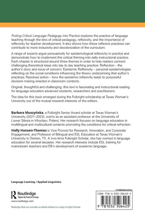 Produktbild: Putting Critical Language Pedagogy into Practice