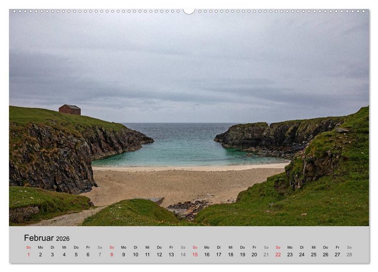 Produktbild: Harris und Lewis - Schottlands Inseln. Die &auml;u&szlig;eren Hebriden (Wandkalender 2026 DIN A2 quer), CALVENDO Monatskalender