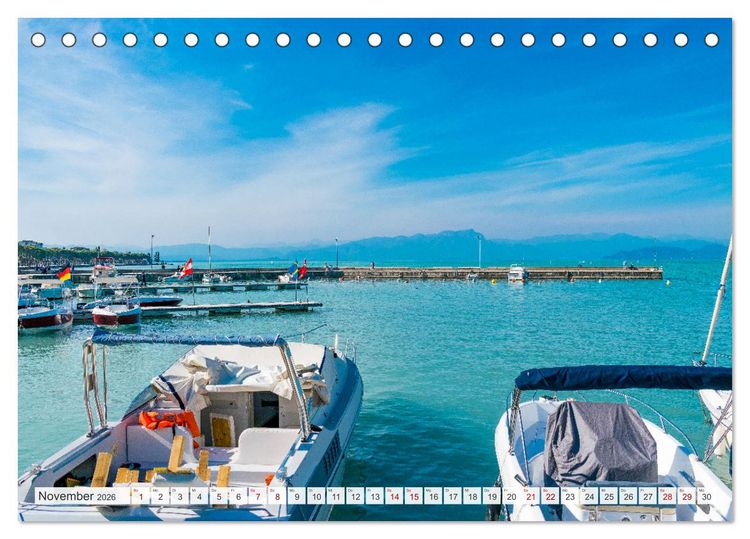 Produktbild: Traumziel am Gardasee. Peschiera del Garda (Tischkalender 2026 DIN A5 quer), CALVENDO Monatskalender