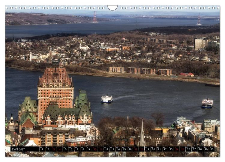 Produktbild: Le Ch&acirc;teau Frontenac (Calendrier mural 2027 DIN A3 vertical), CALVENDO calendrier mensuel