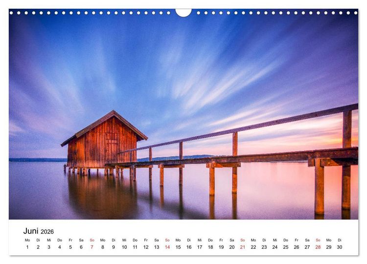 Produktbild: Landschaften vom Licht gek&uuml;&szlig;t (Wandkalender 2026 DIN A3 quer), CALVENDO Monatskalender
