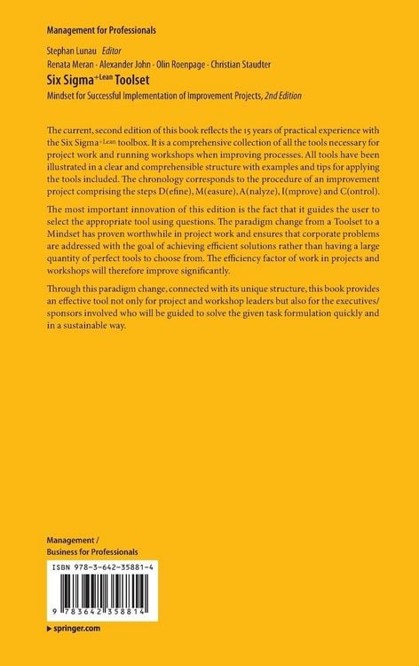 Produktbild: Six Sigma+Lean Toolset