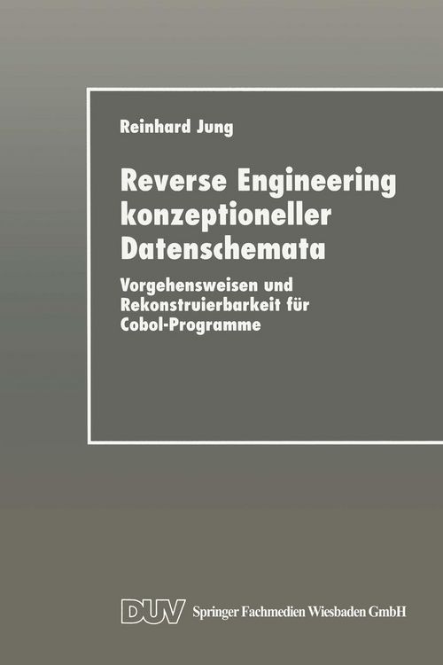 Produktbild: Reverse Engineering konzeptioneller Datenschemata