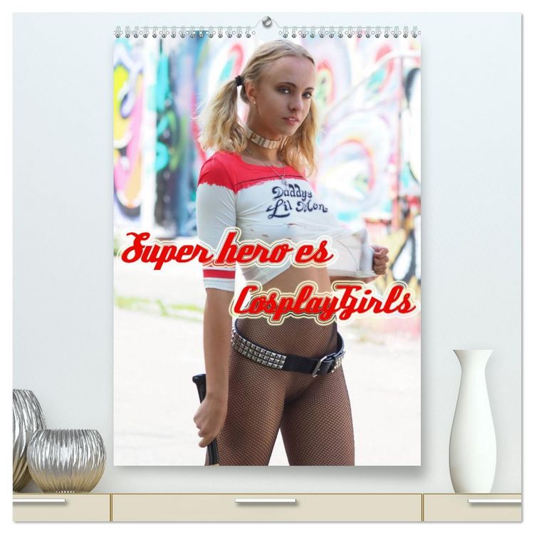 Produktbild: Superheroes Cosplay Girls (hochwertiger Premium Wandkalender 2026 DIN A2 hoch), Kunstdruck in Hochglanz