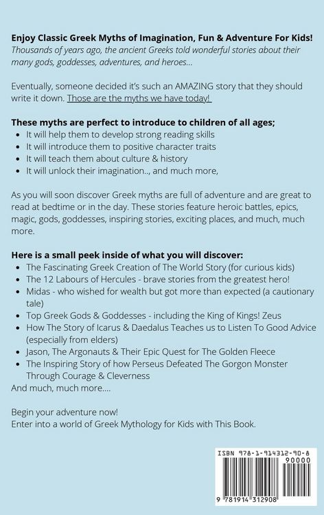 Produktbild: Greek Mythology For Kids