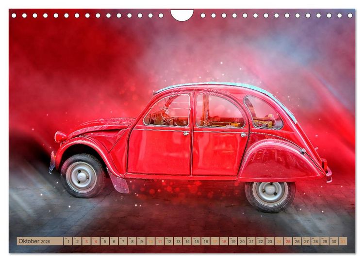 Produktbild: Die Ente - Citro&euml;n 2CV (Wandkalender 2026 DIN A4 quer), CALVENDO Monatskalender