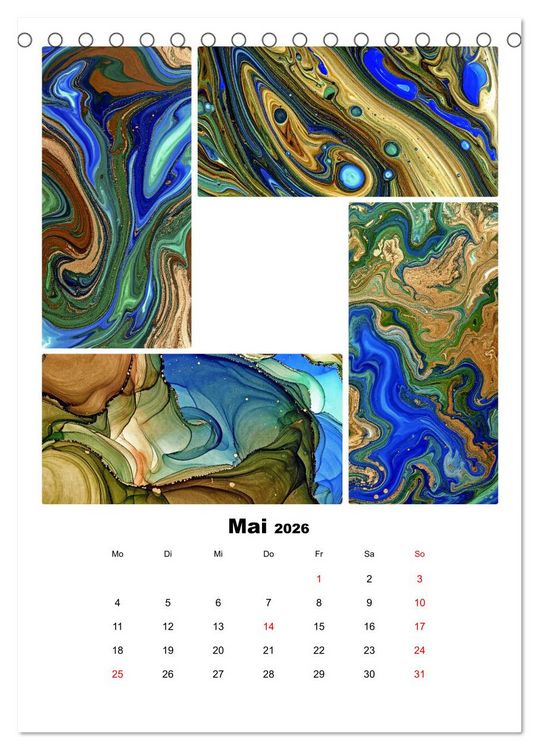 Produktbild: Vierkl&auml;nge (Tischkalender 2026 DIN A5 hoch), CALVENDO Monatskalender