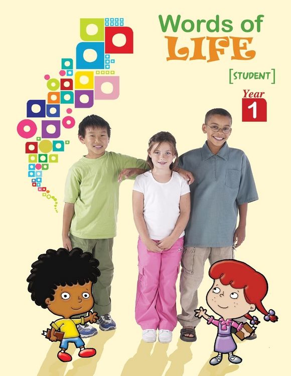 Produktbild: Words of Life, Year 1, Student Activity Worksheets (BLACK AND WHITE)