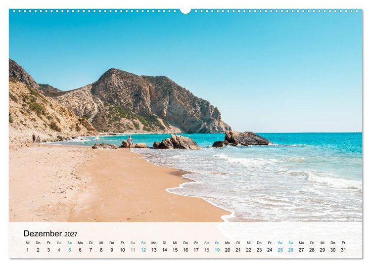 Produktbild: Insel Kos - Badeparadies der S&uuml;d&auml;g&auml;is (Wandkalender 2027 DIN A2 quer), CALVENDO Monatskalender
