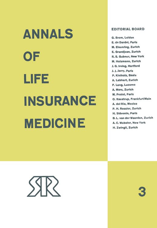 Produktbild: Annals of Life Insurance Medicine