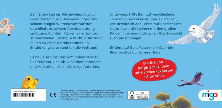 Produktbild: Ben, das B&auml;rtierchen