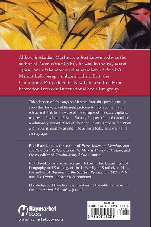 Produktbild: Alasdair Macintyre's Engagement with Marxism