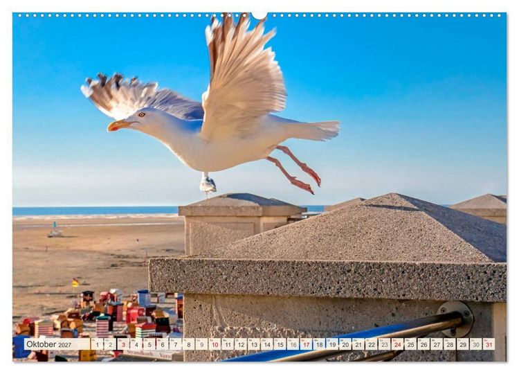 Produktbild: Mein Urlaub am Meer (Wandkalender 2027 DIN A2 quer), CALVENDO Monatskalender