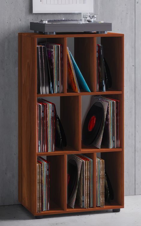 Produktbild: Holz Schallplatte LP Sideboard Regal Woltino