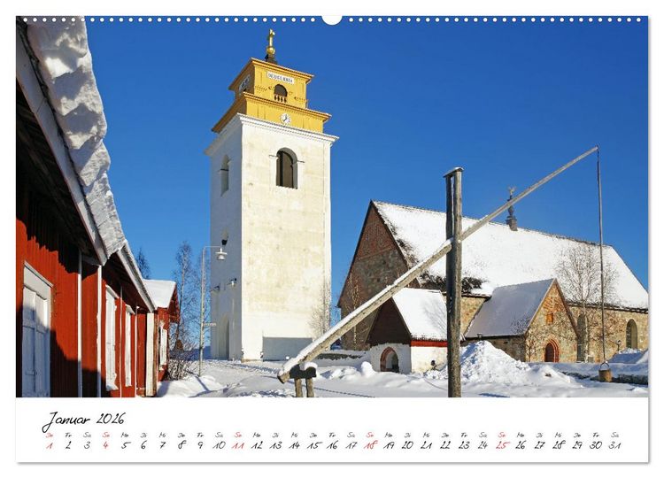 Produktbild: Schwedens Vielfalt (hochwertiger Premium Wandkalender 2026 DIN A2 quer), Kunstdruck in Hochglanz