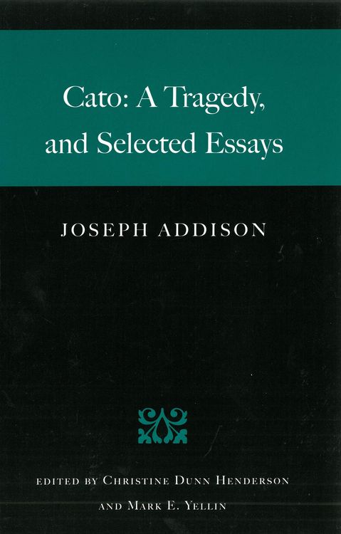 Produktbild: Cato: A Tragedy, and Selected Essays
