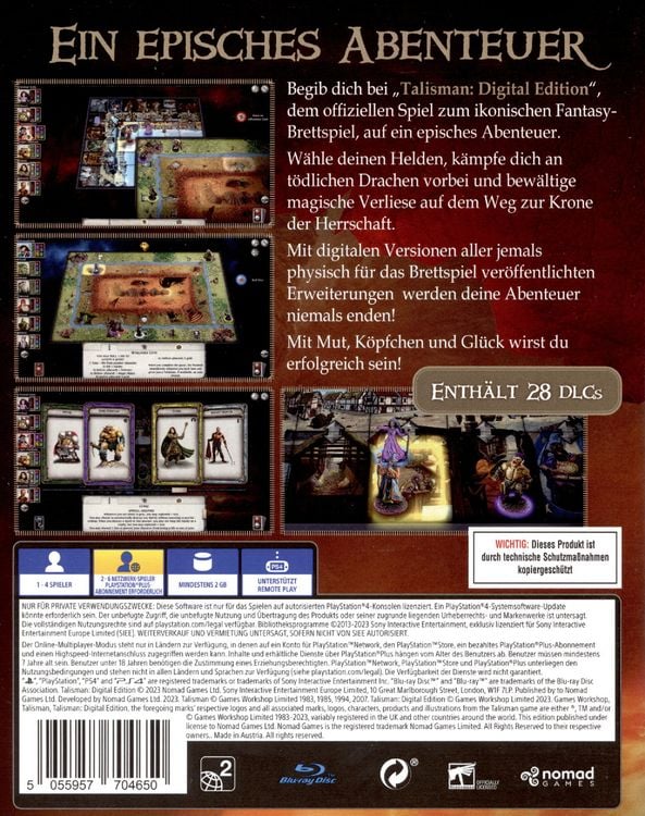 Produktbild: Talisman - 40th Anniversary Edition (Digital Edition)
