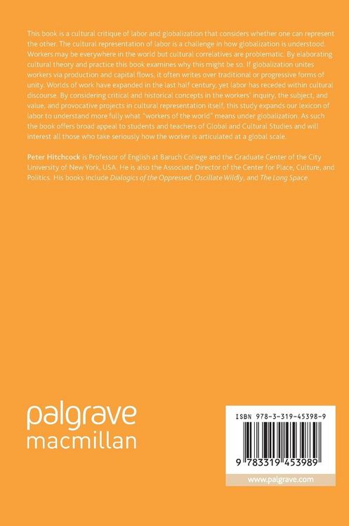 Produktbild: Labor in Culture, Or, Worker of the World(s)