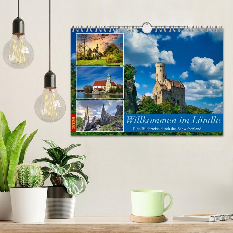 Produktbild: Willkommen im L&auml;ndle (Wandkalender 2026 DIN A4 quer), CALVENDO Monatskalender