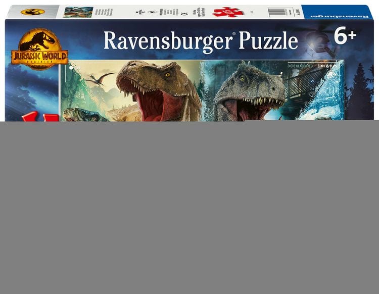 Produktbild: Ravensburger Kinderpuzzle 05690 - Urzeitliche Raubtiere &ndash; gro&szlig;es Bodenpuzzle mit 125 Puzzleteilen, f&uuml;r Puzzle-Freunde und Jurassic World-Fans ab 6 Jahren