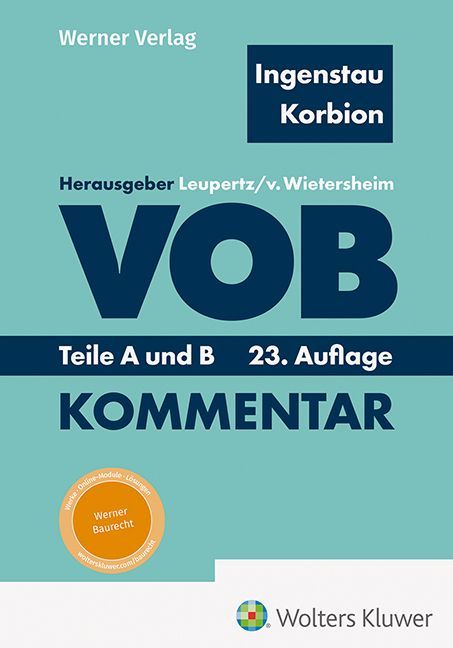 Produktbild: VOB Teile A und B