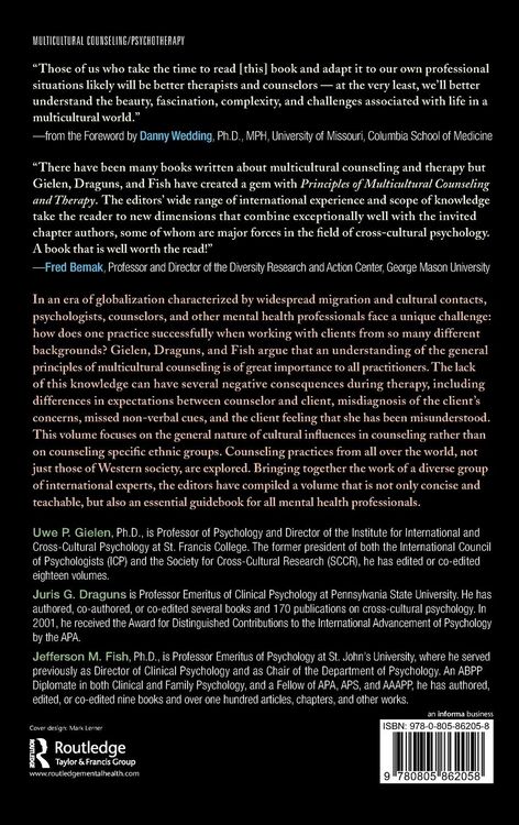 Produktbild: Principles of Multicultural Counseling and Therapy