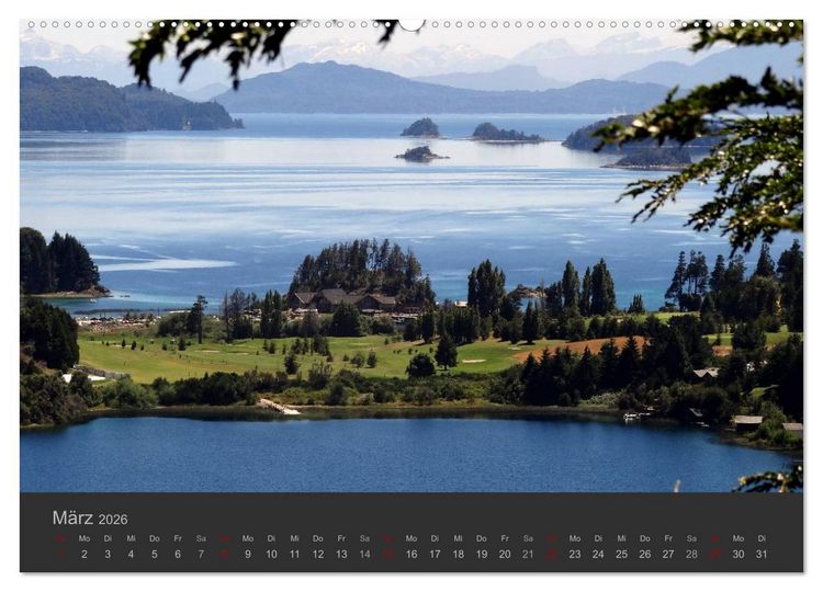 Produktbild: Von Iguaz&uacute; bis Ushuaia - vom Regenwald bis Feuerland (Wandkalender 2026 DIN A2 quer), CALVENDO Monatskalender