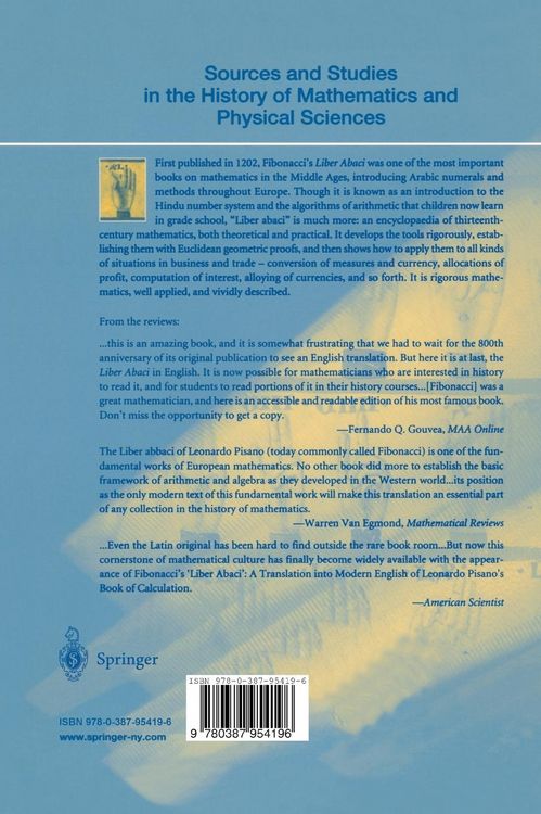 Produktbild: Fibonacci&rsquo;s Liber Abaci