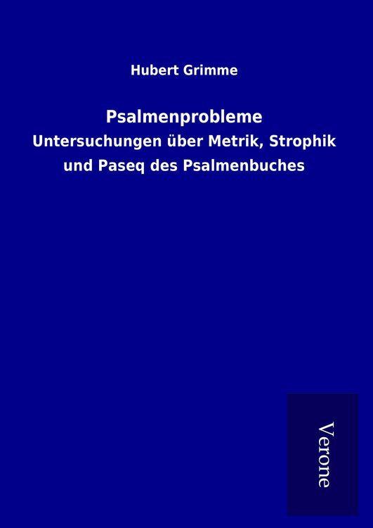 Produktbild: Psalmenprobleme