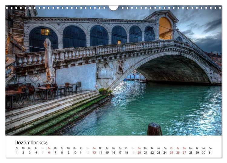 Produktbild: Venedig - La Serenissima 2026 (Wandkalender 2026 DIN A3 quer), CALVENDO Monatskalender