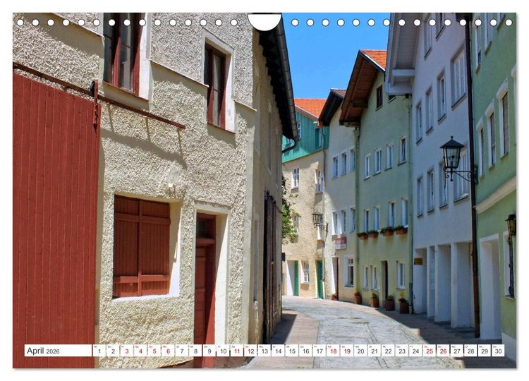 Produktbild: F&uuml;ssen im Allg&auml;u &ndash; Hier genie&szlig;t die Seele eine romantische Zeit (Wandkalender 2026 DIN A4 quer), CALVENDO Monatskalender