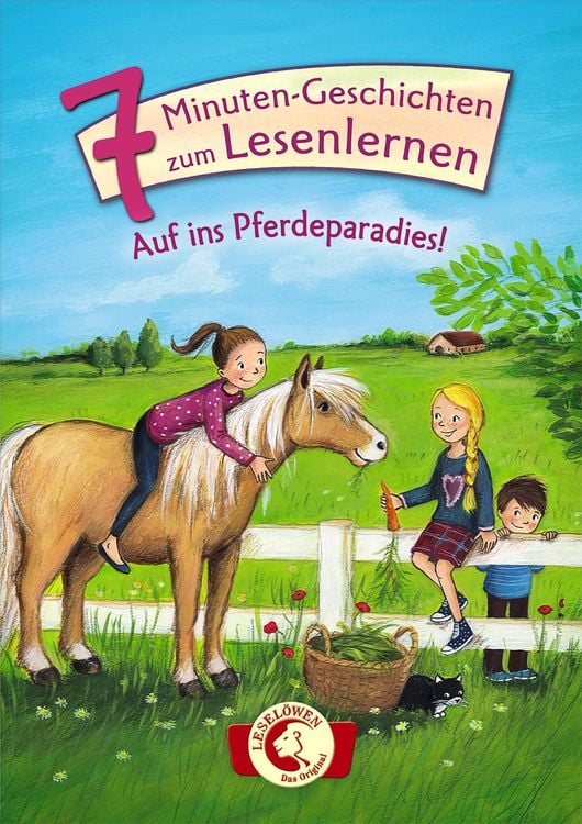 Produktbild: Leselöwen - Das Original: 7-Minuten-Geschichten zum Lesenlernen - Auf ins Pferdeparadies!