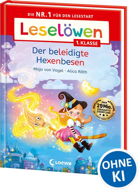Produktbild: Lesel&ouml;wen 1. Klasse - Der beleidigte Hexenbesen