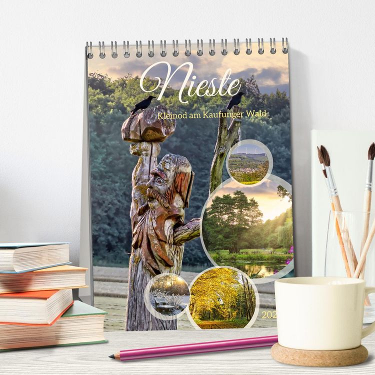 Produktbild: Nieste, Kleinod am Kaufunger Wald (Tischkalender 2026 DIN A5 hoch), CALVENDO Monatskalender