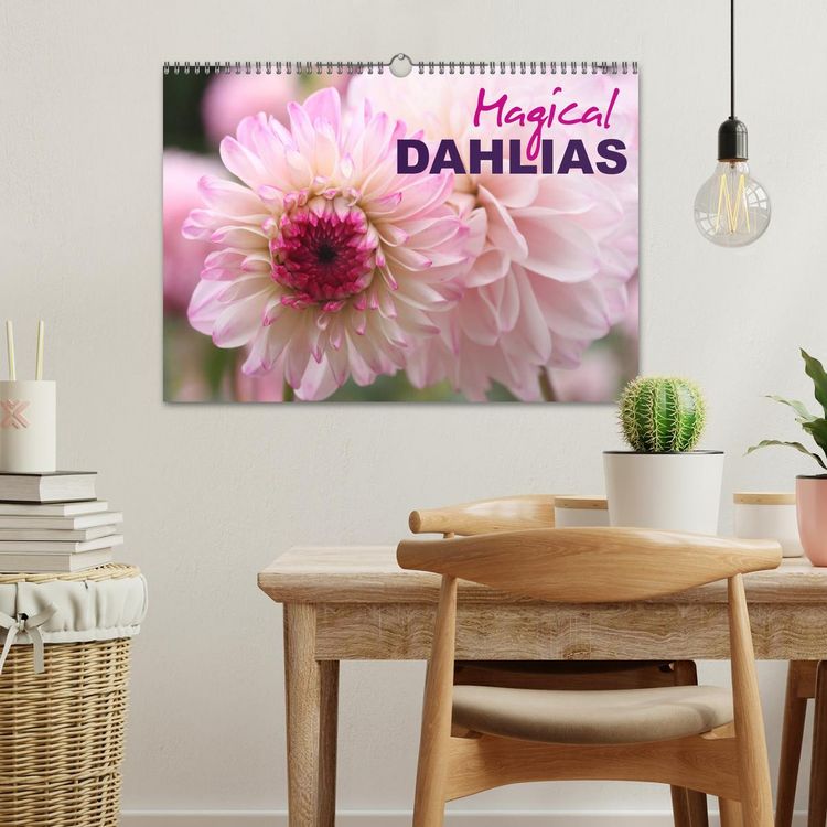 Produktbild: Magical Dahlias (Wall Calendar 2026 DIN A3 landscape), CALVENDO 12 Month Wall Calendar