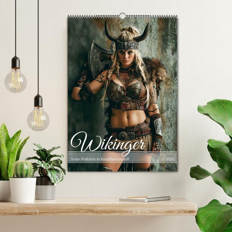 Produktbild: Wikinger - Stolze Walk&uuml;ren in Kampfbereitschaft (Wandkalender 2026 DIN A2 hoch), CALVENDO Monatskalender